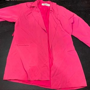 Vintage Plus Size Tahari Hot Pink Duster Jacket